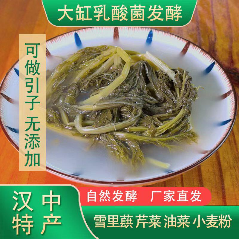 陕西特产秦岭深山浆水菜酸菜酱腌菜雪里蕻山油菜