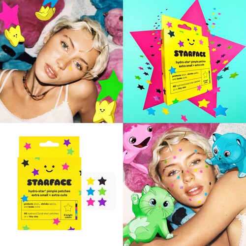 Hydro-Stars6色迷你痘痘贴48片