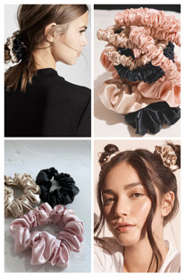 美代 Slip真丝发圈Lisa张子萱Jennie同款不留痕大肠发绳限量新色