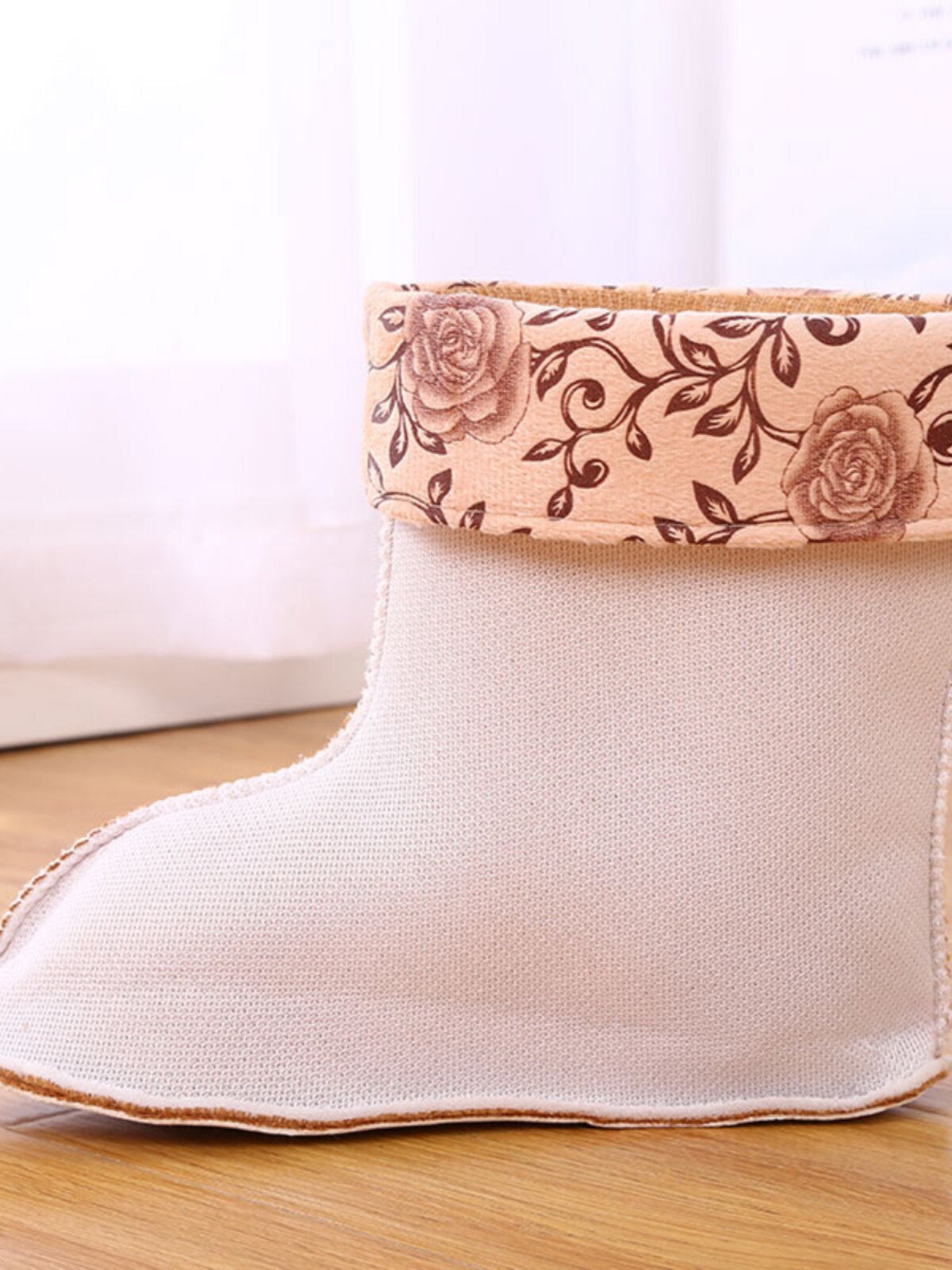 SHORT-TUBE RAIN BOOTS LADIES NON-SLIP WEAR-RESISTANT WATER SHOES COMFORTABLE WATERPROOF RUBBER SHOES PLUS VELVET WARM WATER BOOTS LABOR PROTECTION MID-TUBE RAIN BOOTS