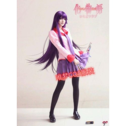 化物语/战场原黑仪cos羽川翼/神原骏河/校服制服/cosplay服装现货