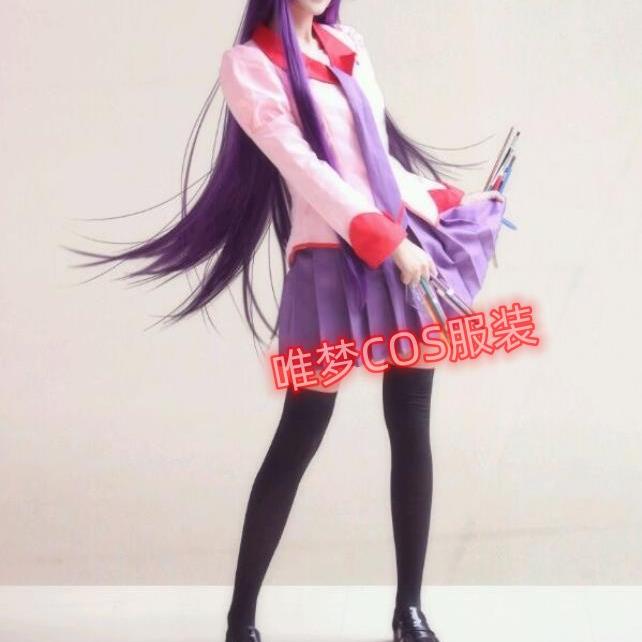化物语/战场原黑仪cos羽川翼/神原骏河/校服制服/cosplay服装现货