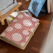 布文艺家庭旅行收纳册定期存单票据夹演唱会门电影火车飞机票收集