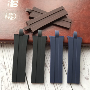 适配porsche design保时捷P6360橡胶手表带 专用款配件硅胶手表链