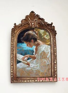 欧式复古相框创意摆台树脂6寸7寸8寸摆件画框装饰照片婚纱照相框