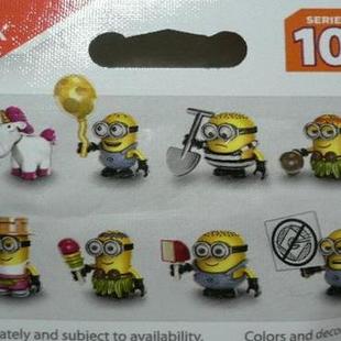 确定版)MEGA 美高 小黄人 拼插积木人 手办 盲盒 抽抽乐 随机包10