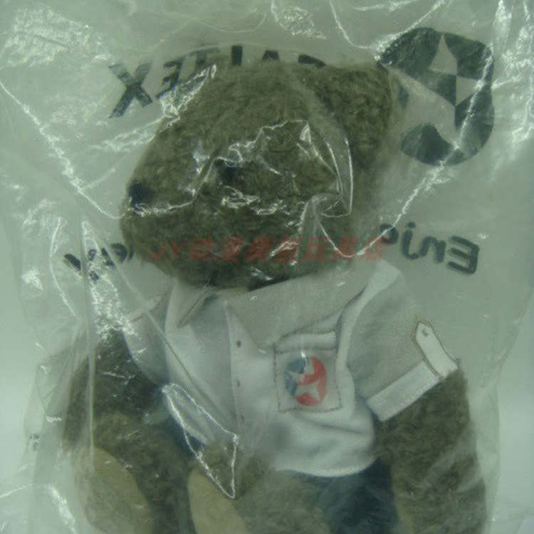 香港加德仕油站小熊毛绒毛公仔