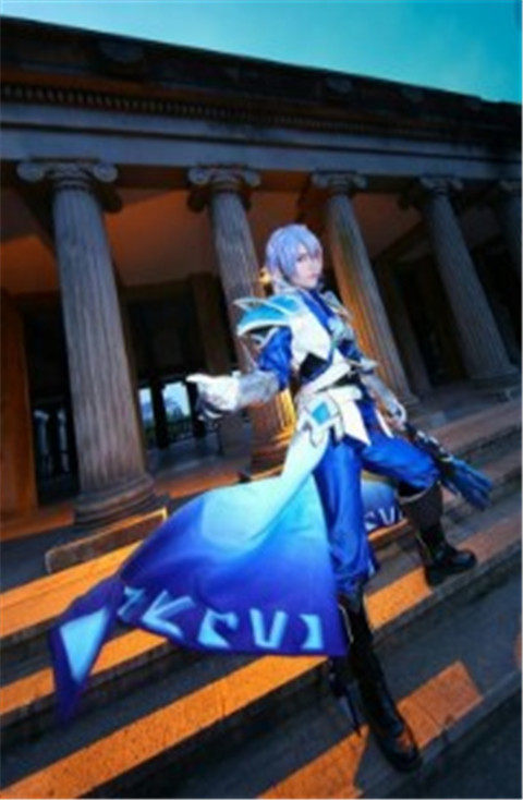 cosplay服装王者诸葛亮绝代智谋cosplay服装素衣全套