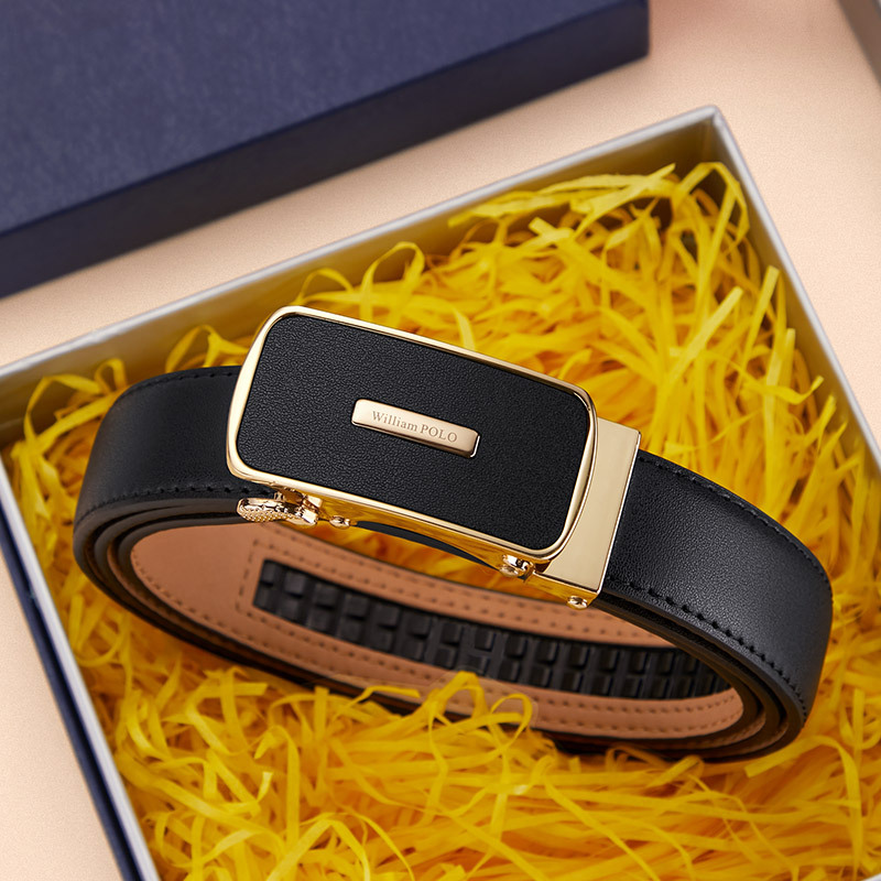 英皇保罗正品皮带女款真皮自动扣腰带女时尚百搭气质女士裤带