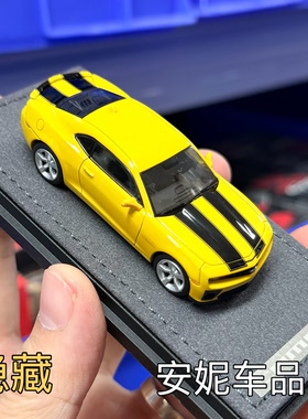 【安妮现货】GOC 1:64 雪弗兰科迈罗 黄色合金汽车模型