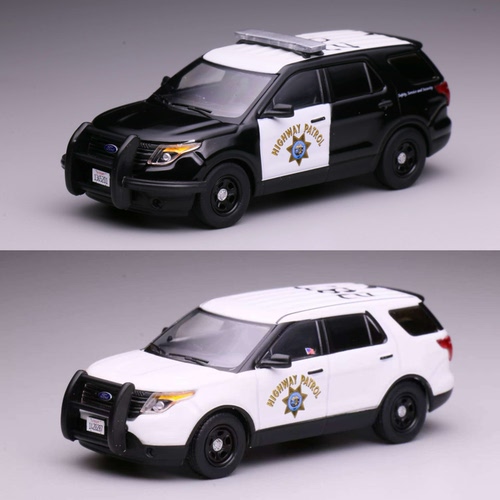 596 13款大探CHP高速巡警涂装和白熊涂装 合金模型
