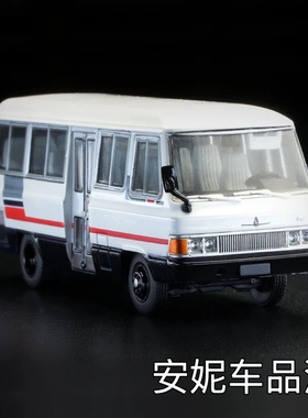 【安妮现货】拓意1/64合金一汽巴士红旗CA630旅游车模型Y54-01