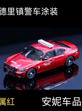 Rollin 64 道奇战马 Charger 08 R/T 黑色合金汽车模型