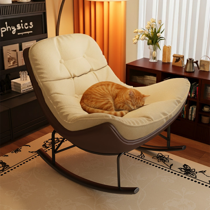 摇摇椅懒人沙发躺椅阳台休闲沙发椅家用单人沙发成人单人椅可睡觉,住宅家具,摇椅,淘宝优惠券,粉丝福利购,淘宝优惠卷