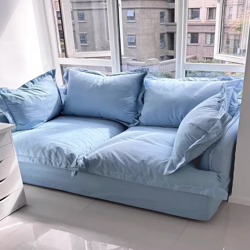 花瓣云朵布艺沙发客厅阳台家用