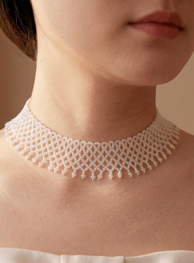 手工串珠项链日本进口米珠编织