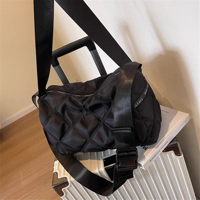 枕头包菱格小容量日韩单肩斜挎包