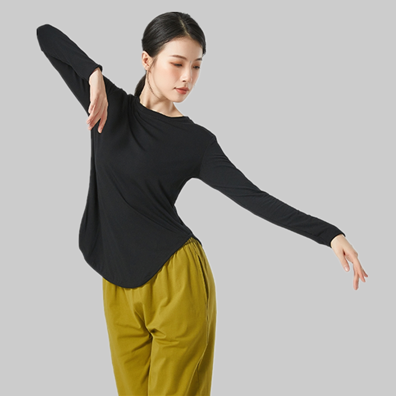 共研练功服现代舞服装宽松T恤图片