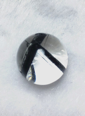 男女黑碧玺天然黑碧玺水晶吊坠