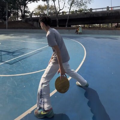 传奇商行微喇篮球裤子学生灰色宽松百搭拼接格纹运动裤男女休闲裤
