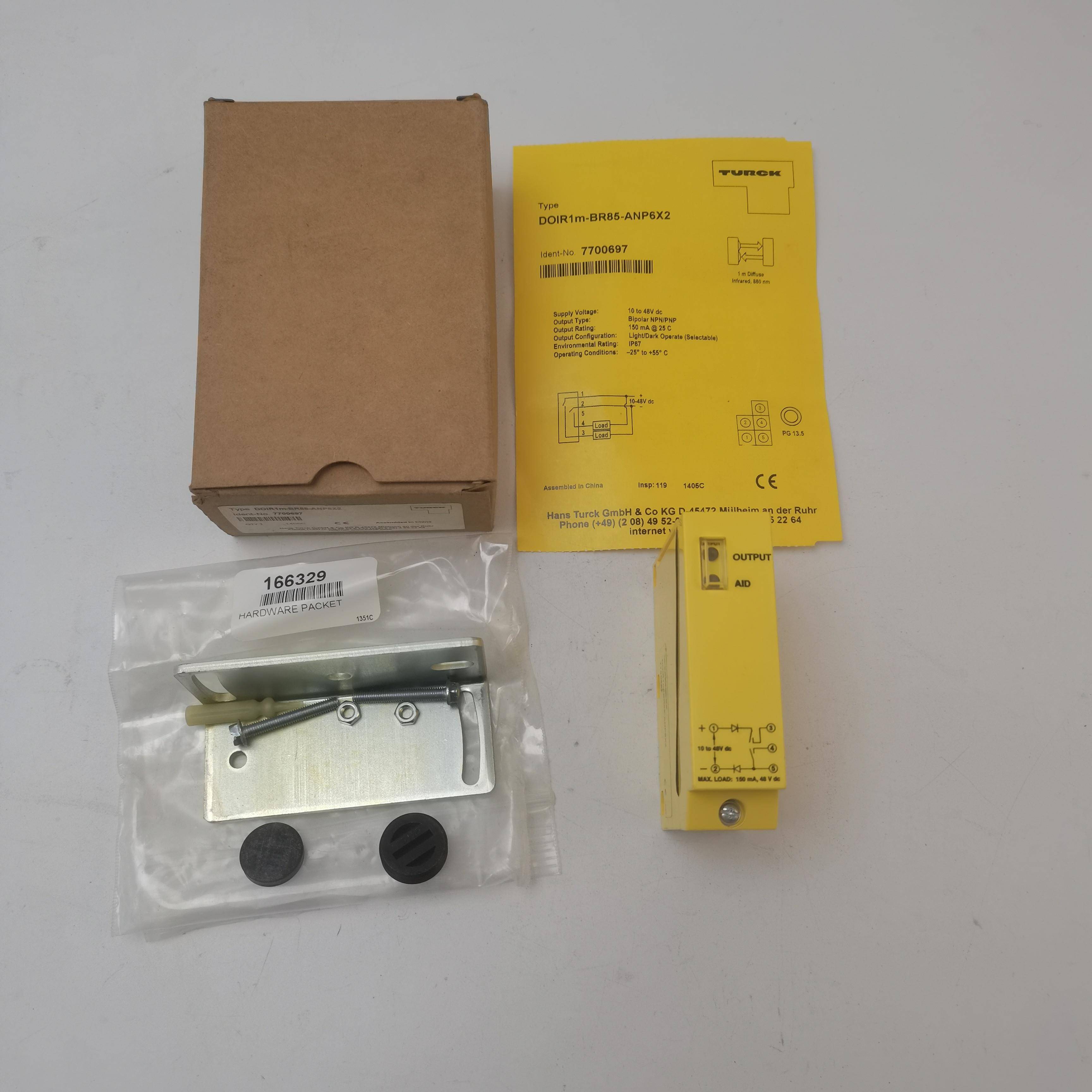 原装正品TURCK全新正品DOIR1m-BR85-ANP6X2光电传感器接近开关770