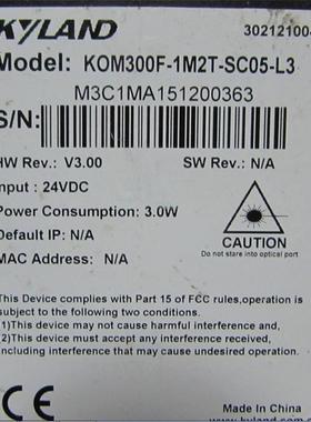 原装正品KYAND [ KM300F-1M2T-SC05-L3 一个重量6两 30-2现货功能