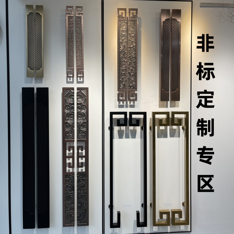 精品鱼嘴特厚不锈钢木门黑色圆管