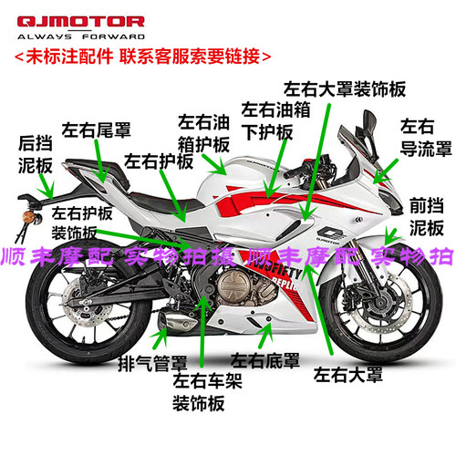 赛250mini全车壳护板导流罩水箱