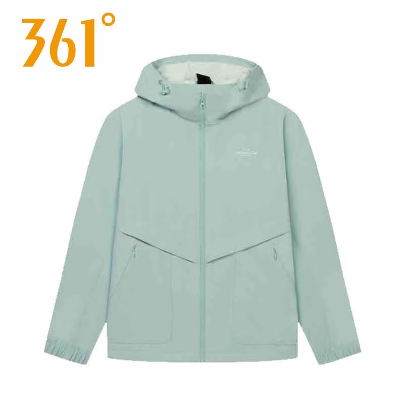 361度正品女装运动风衣2025年春季新款时尚百搭休闲夹克轻便上衣