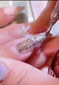 HLSD爆闪胶闪粉璀璨星河胶新款流行色美甲店专用彩色铂金胶