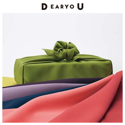 musubi日本进口包裹正方形饭盒袋