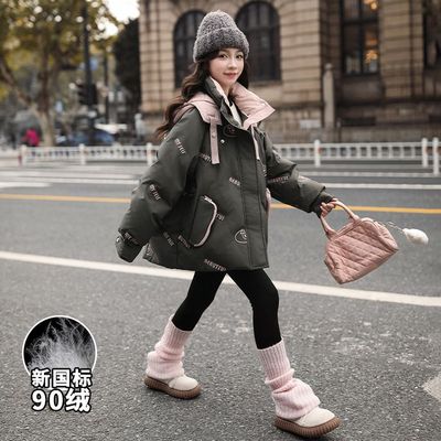 欧货羽绒服女短款2025冬季新款小个子时尚洋气宽松加厚高级感女款