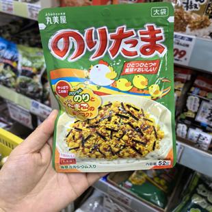 现货下饭菜丸美屋日本进口 52g 鸡蛋海苔味道乐拌饭料调味料大包装