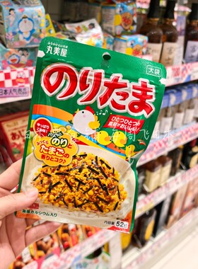 现货下饭菜丸美屋日本进口 鸡蛋海苔味道乐拌饭料调味料大包装52g