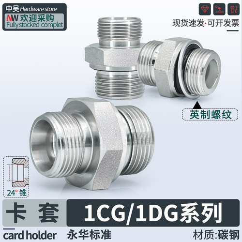 1CG/1DG卡套英管螺纹O型圈密封