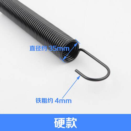 拉把电梯厅门轿门自闭弹簧带钩子800900开门拉簧货梯适用广日日立