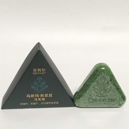 新疆本地生产亲努尔QINNURI乌斯玛斯亚旦植物洗发皂120g 水侧柏叶