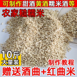 糙糯米农家糯米做酒原料酿酒黄酒米酒白酒饼月子甜酒梅州客家特产
