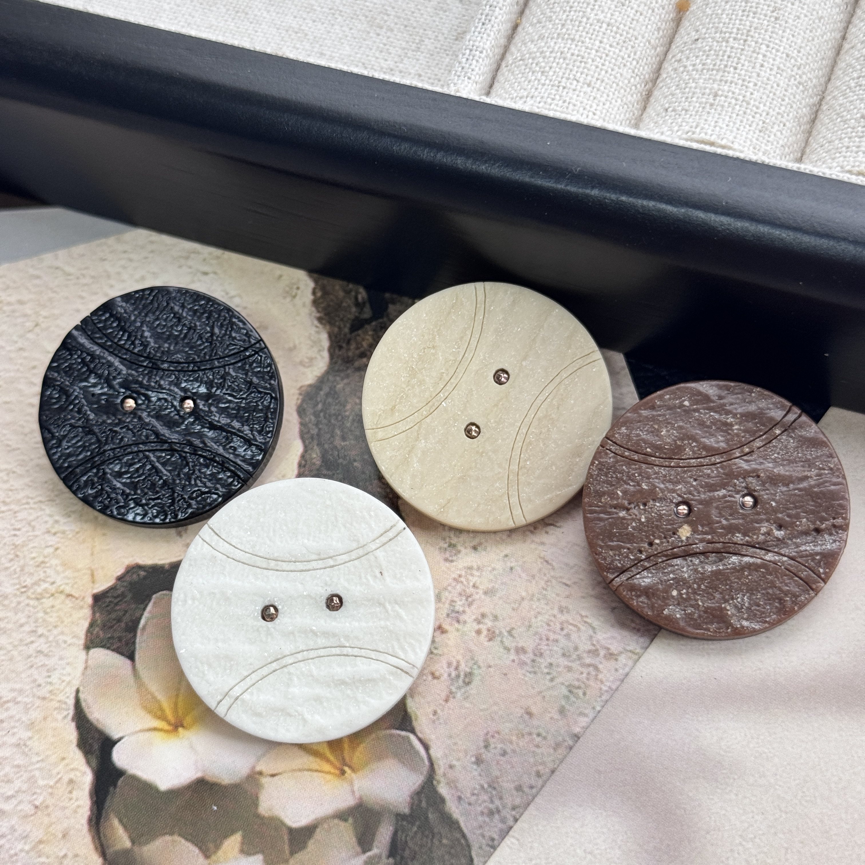 复古带细闪圆形树脂纽扣双孔线条装饰扣手工外套西装毛衣大衣扣子,居家布艺,纽扣,淘宝优惠券,粉丝福利购,淘宝优惠卷