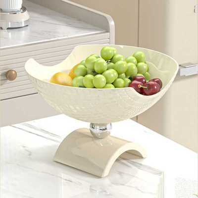 高脚果盘轻奢精致糖果零食摆放盘