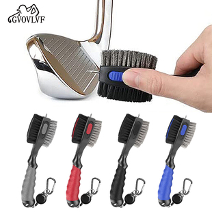 高尔夫球杆清洁刷超大多功能两面刷子带伸缩挂扣golf配件球迷用品