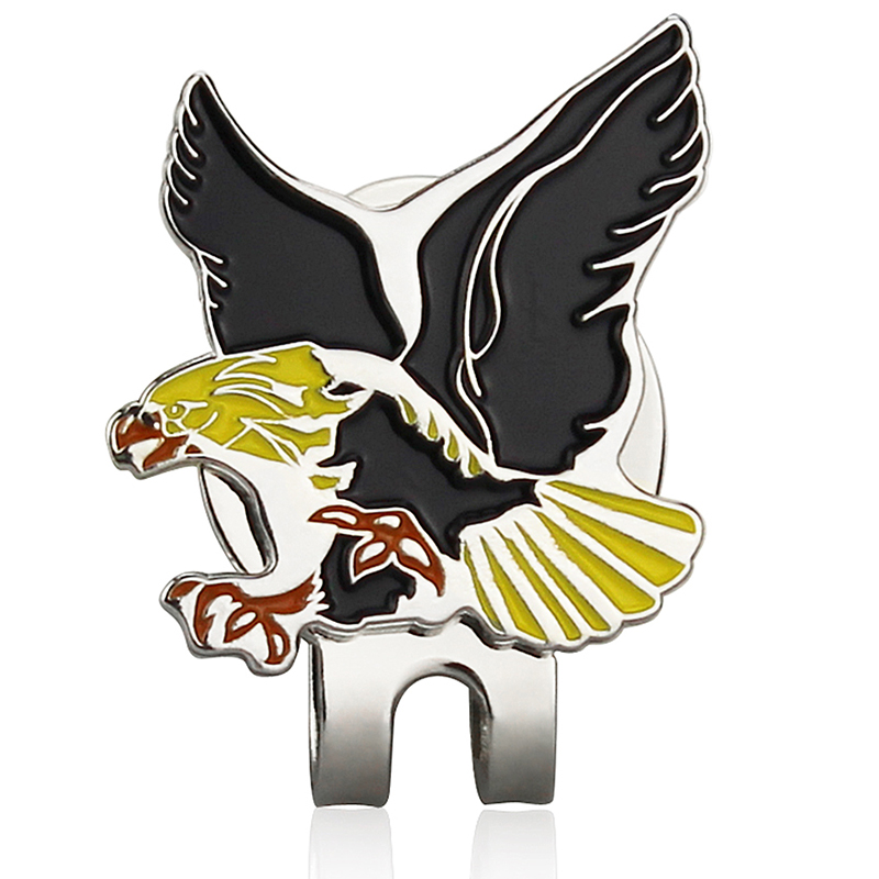 高尔夫帽夹老鹰马克带磁铁夹子套