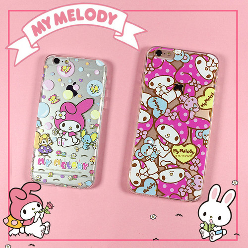 日本美乐蒂适用于iphone6s苹果7plus手机壳melody三星Note5保护壳