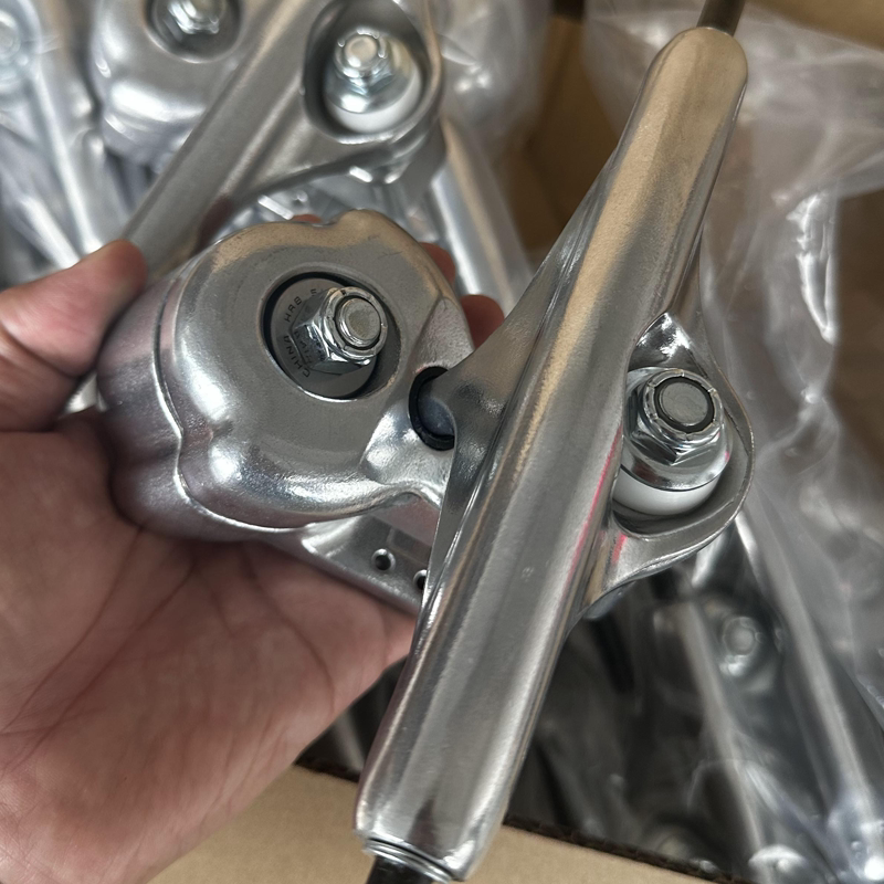 LANSKY陆地冲浪滑板前桥转向系统yowS5红色弹簧前桥转向slide陆冲