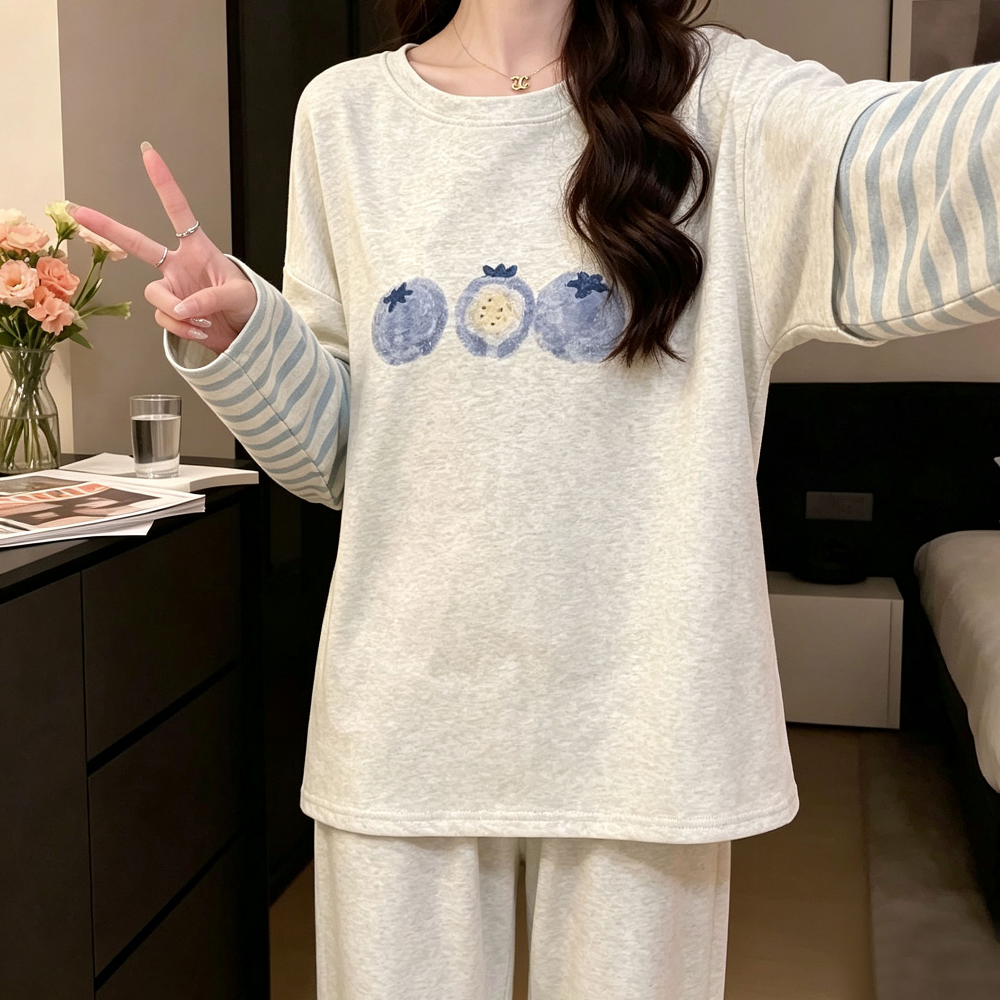 睡衣女士春秋季长袖2026新款睡衣/家居服套装