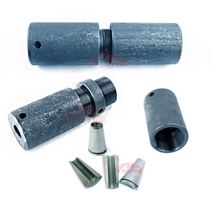 柳州螺纹钢筋对接头锚具桩线杆预应力15.2张拉预埋钢绞线连接器