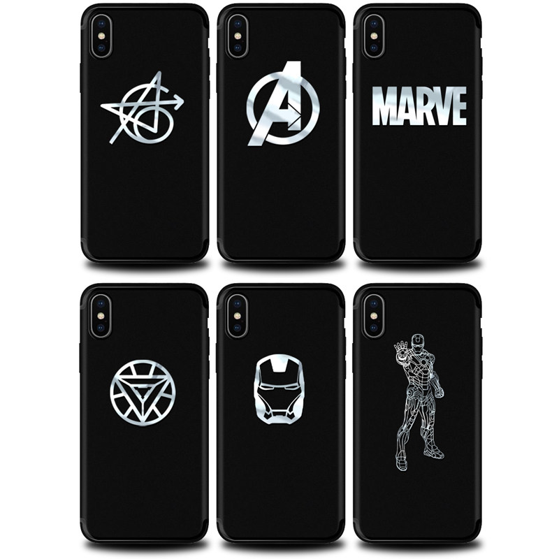 漫威复联初代6人 钢铁侠蜘蛛侠雷神动漫周边金属贴手机装饰贴纸