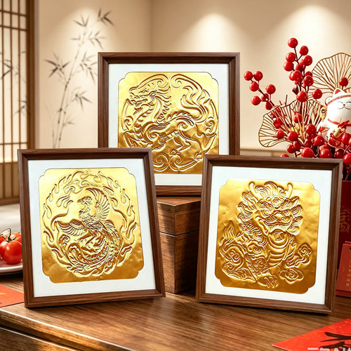 非遗仿錾刻浮雕铝箔画DIY材料包