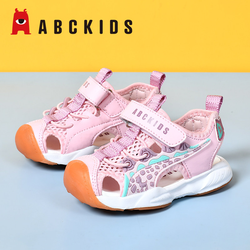 ABCKIDS童鞋女童2025夏季新款儿童凉鞋小童宝宝软底婴幼儿沙滩鞋