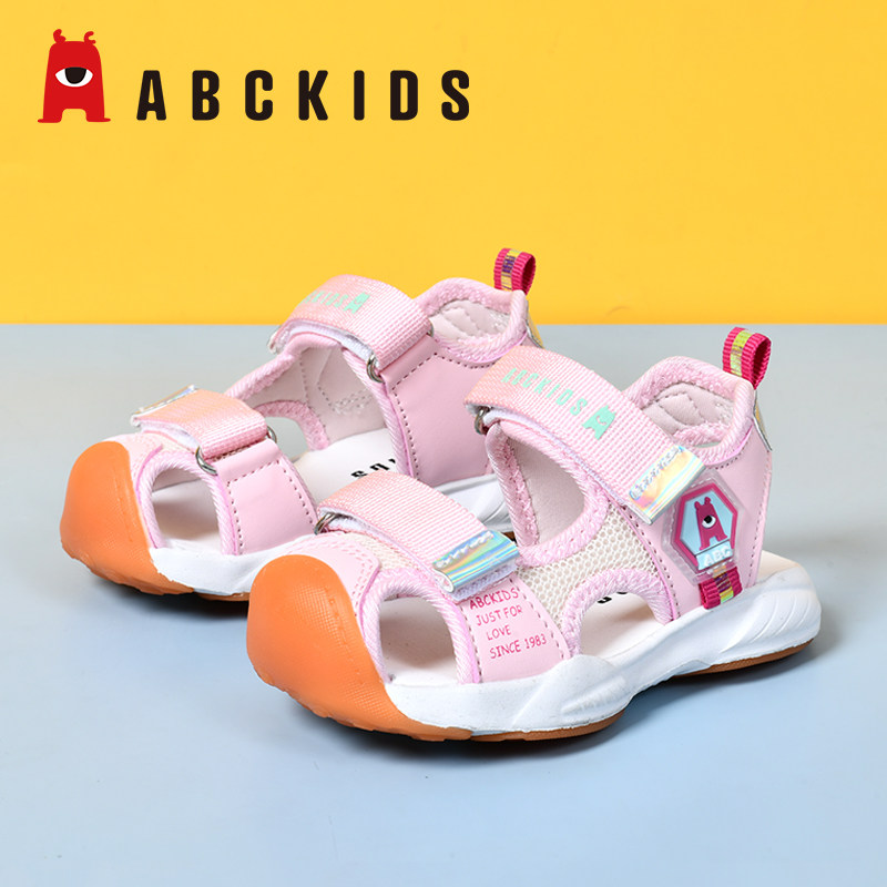 ABCKIDS童鞋女童鞋子夏季儿童凉鞋沙滩鞋运动小童婴幼儿女童凉鞋